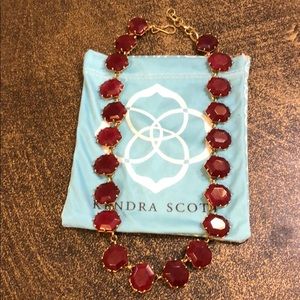 Kendra Scott Sam Necklace in Berry